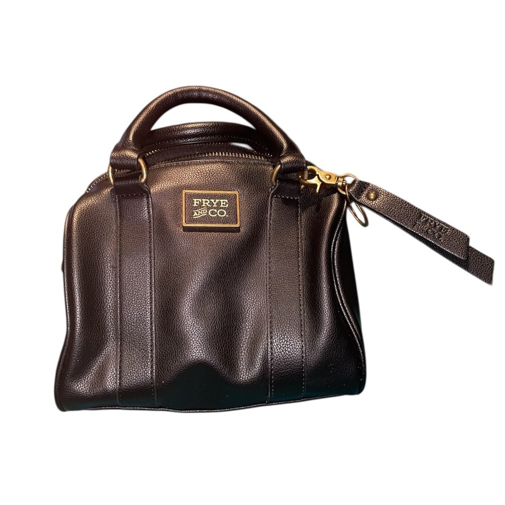 FRYE AND CO. Brown Satchel with Gold Hardware - Picture 2 of 5